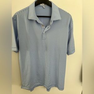 Peter Millar Striped golf polo
